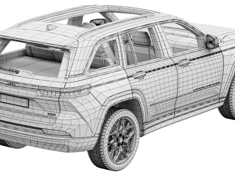 Jip Grand Cherokee 2026 Model 3D