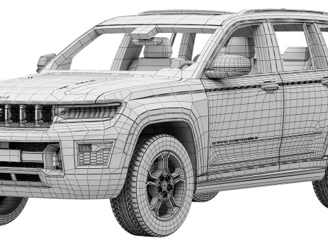 Jeep Grand Cherokee Trailhawk 4xe 2026 Model 3D