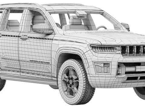Jeep Grand Cherokee Trailhawk 4xe 2026 Model 3D
