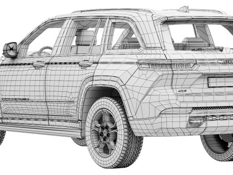 Jeep Grand Cherokee Trailhawk 4xe 2026 Model 3D