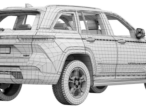 Jeep Grand Cherokee Trailhawk 4xe 2026 Model 3D