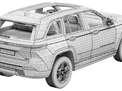Jeep Grand Cherokee Trailhawk 4xe 2026 Model 3D