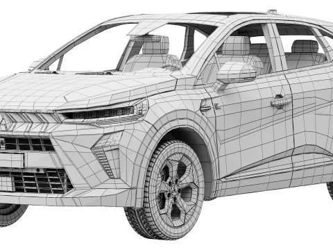 Mitsubishi ASX 2025 3D Model