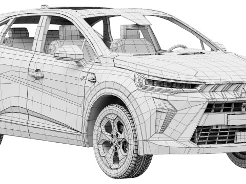 MitsubishiASX2025 Modello 3D