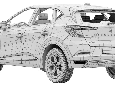 MitsubishiASX2025 Modello 3D