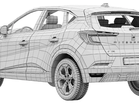 Mitsubishi ASX 2025 3D Model
