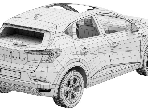 MitsubishiASX2025 Modello 3D