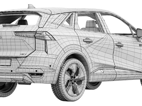 Mitsubishi Grandis 2025 Modello 3D