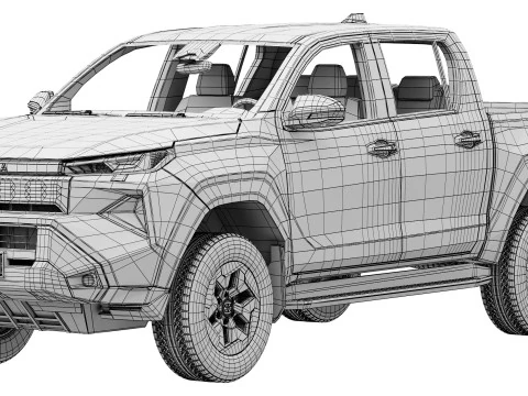 Toyota HiluxBEV2026 Modello 3D
