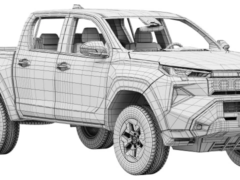 Toyota HiluxBEV2026 Modello 3D