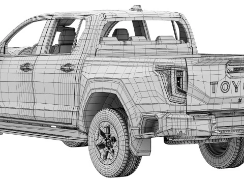 Toyota HiluxBEV2026 Modello 3D