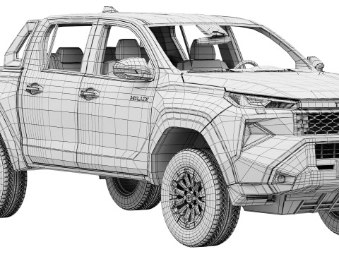 Toyota Hilux SR5 2026 3D Model
