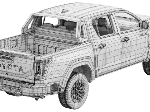 Toyota Hilux SR5 2026 3D Model