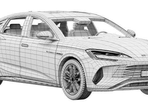 Selo BYD 7 DM-i 2025 Modelo 3D