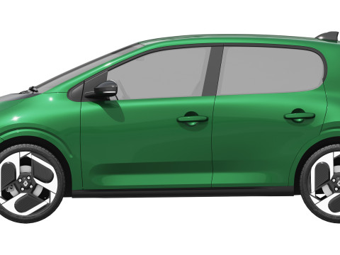 Renault Twingo E-Tech EV 2027 3D Модель