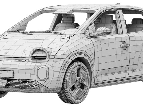 Renault Twingo E-Tech EV 2027 3D Модель