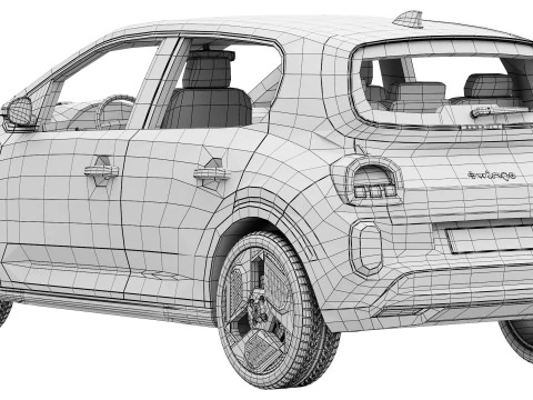 Renault Twingo E-Tech EV 2027 Model 3D
