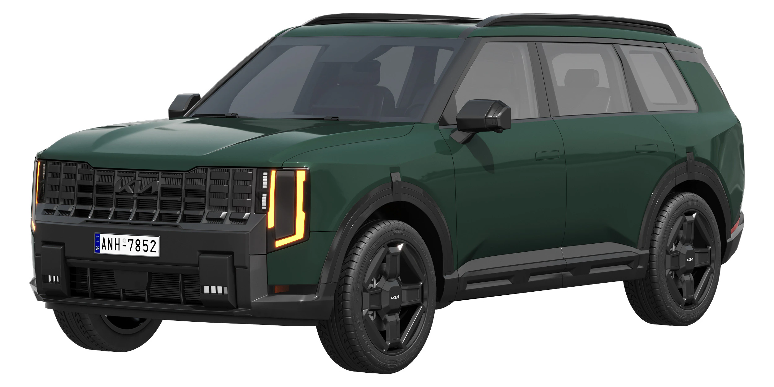 Kia Telluride X-Line 2027 3D Model .c4d .max .obj .3ds .fbx .stl .blend 