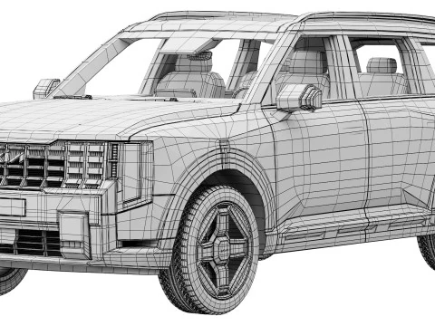 Kia Telluride X-Line 2027 3D Model