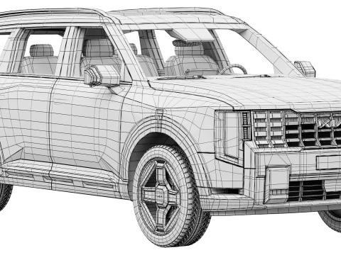 Kia Telluride X-Line 2027 3D Model