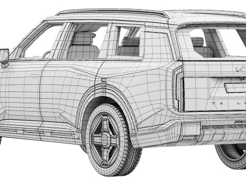 Kia Telluride X-Line 2027 3D Model
