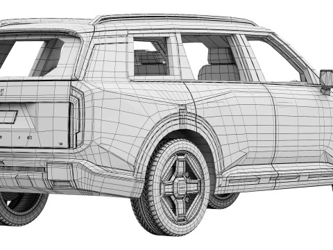 Kia Telluride X-Line 2027 3D Model
