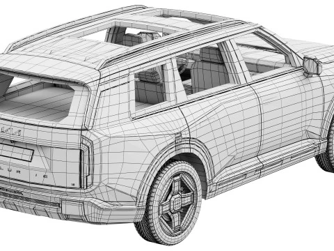 Kia Telluride X-Line 2027 3D Model