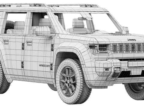 Jeep Ricognizione 2026 Modello 3D