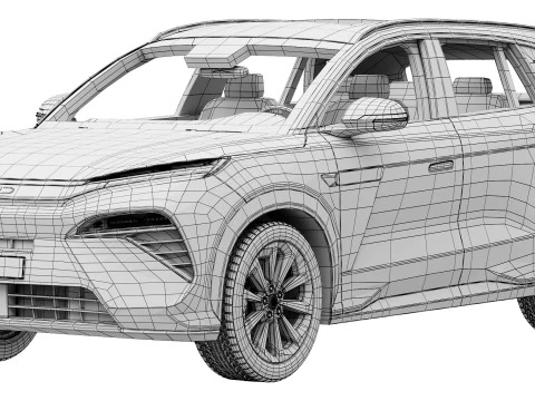 BYD Leone marino 8 2026 Modello 3D