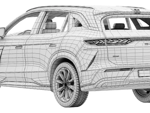 BYD Leone marino 8 2026 Modello 3D