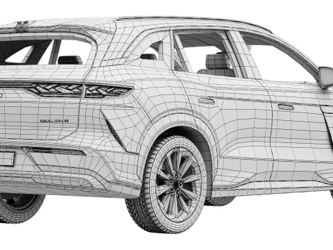 BYD Leone marino 8 2026 Modello 3D