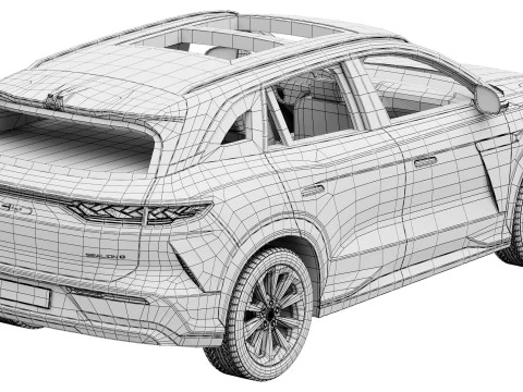 BYD Leone marino 8 2026 Modello 3D