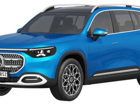 Mercedes-Benz GLB EQ 2027 3D Model