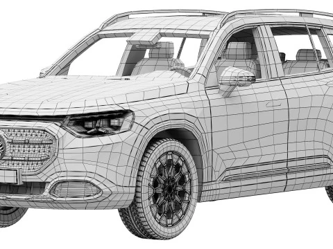 Mercedes-Benz GLB EQ 2027 Modello 3D