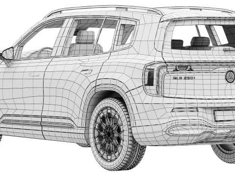 Mercedes-Benz GLB EQ 2027 Modello 3D