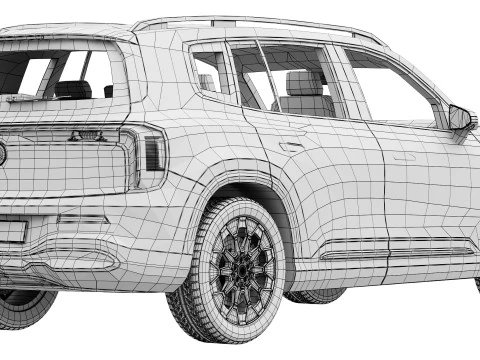 Mercedes-Benz GLB EQ 2027 Modello 3D