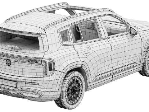 Mercedes-Benz GLB EQ 2027 Modello 3D