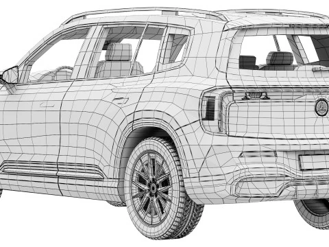 Mercedes-Benz GLB EQ AMG-Line 2027 Modello 3D