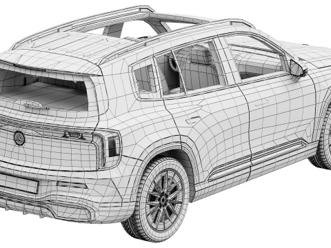 Mercedes-Benz GLB EQ AMG-Line 2027 Modello 3D