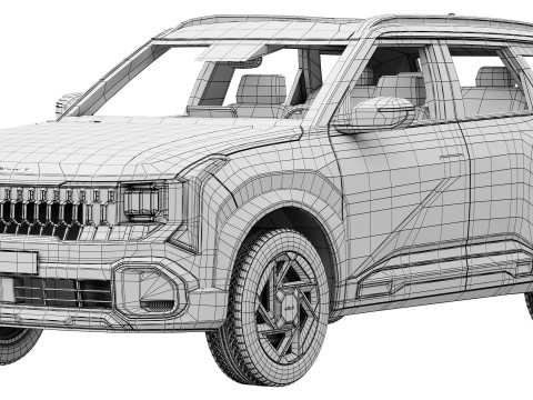 Kia Seltos GT-Line 2027 Modello 3D