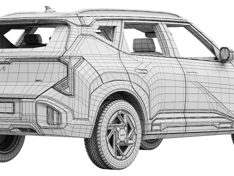 Kia Seltos GT-Line 2027 Modello 3D