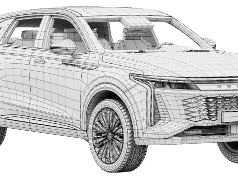 Omoda 9 SHS 2025 3D Model