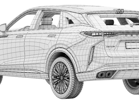Omoda 9 SHS 2025 Modello 3D