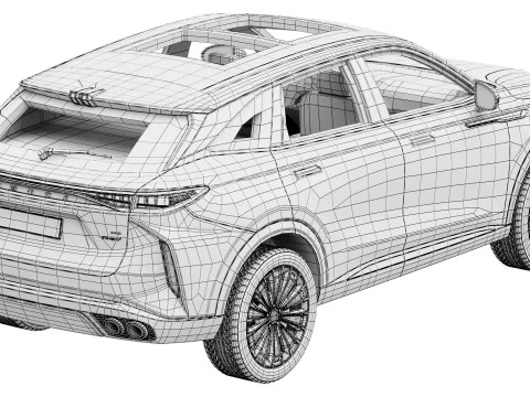 Omoda 9 SHS 2025 3D Model