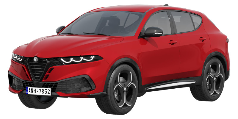 Alfa Romeo Tonale 2026 3D Model .c4d .max .obj .3ds .fbx .stl .blend 