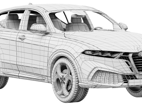 Alfa Romeo Tonale 2026 3D Model