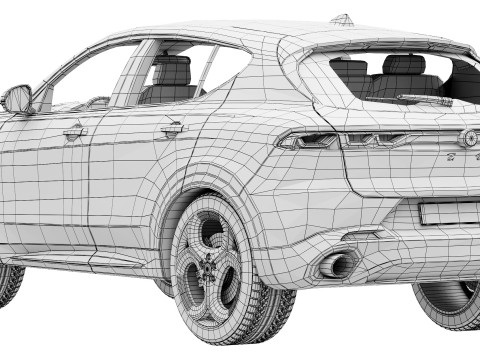 Alfa Romeo Tonale 2026 3D Model