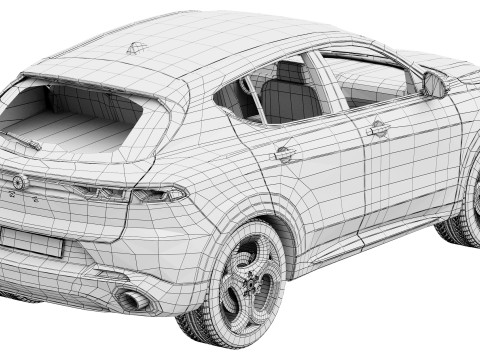 Alfa Romeo Tonale 2026 3D Model