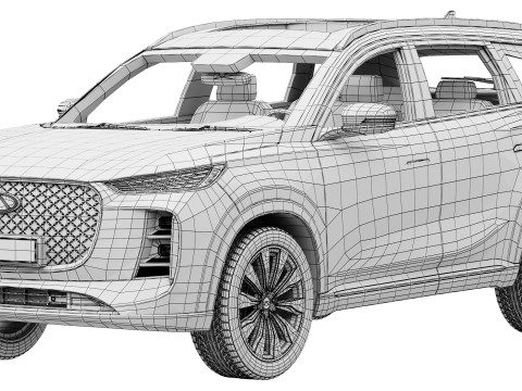 Chery Tiggo 8 2026 3D Model