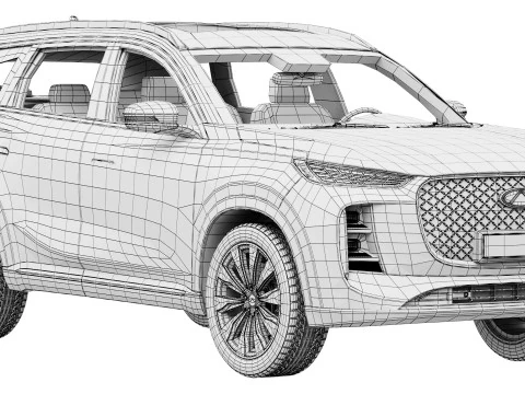 Chery Tiggo 8 2026 3D Model
